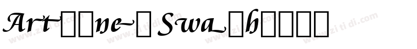 Artlines Swash字体转换